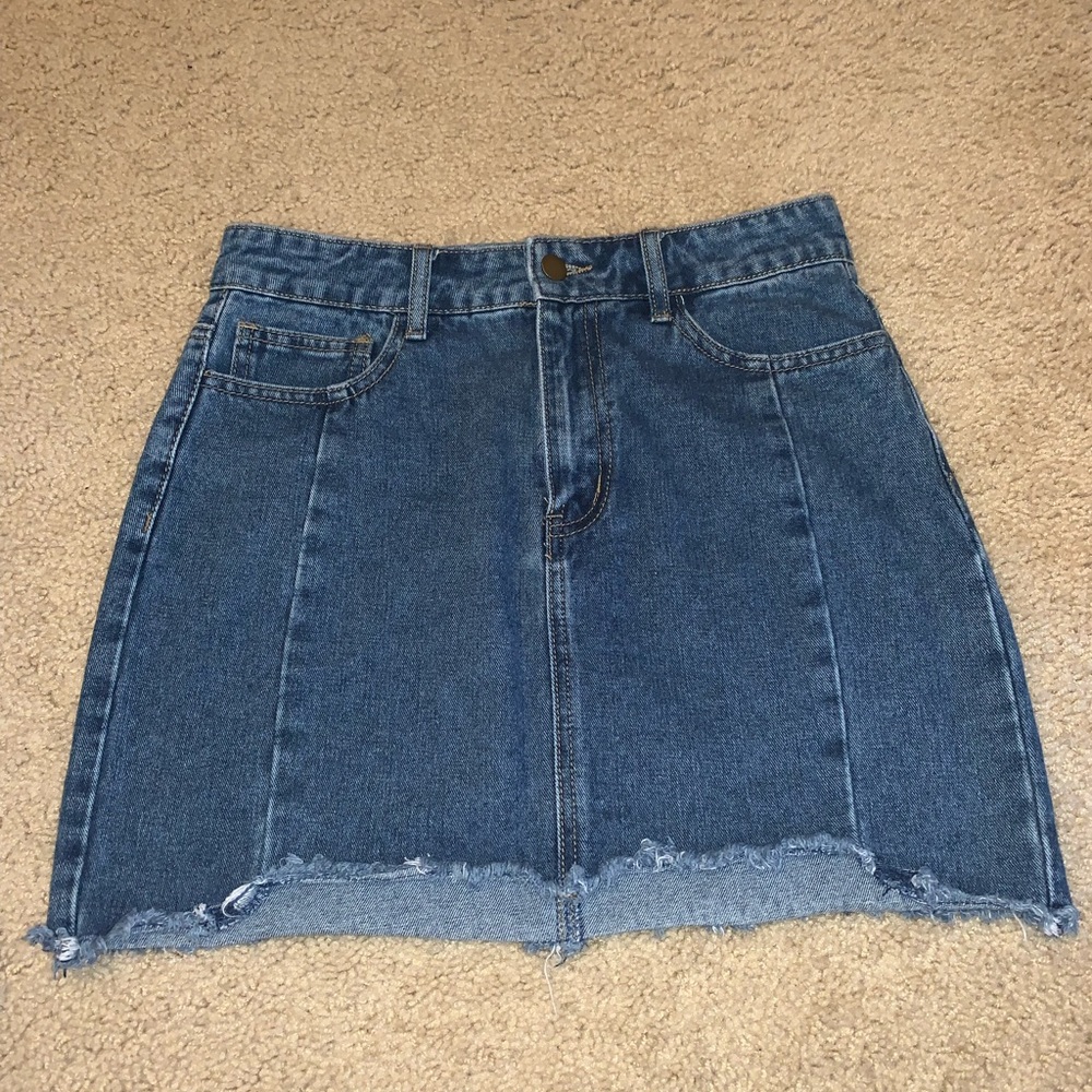 Forever 21 denim skirt.